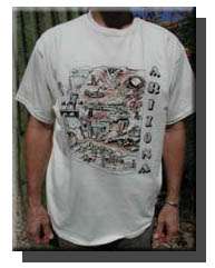 Arizona Map T-shirt