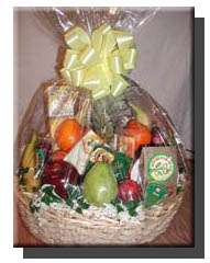 With Sympathy Gift Basket